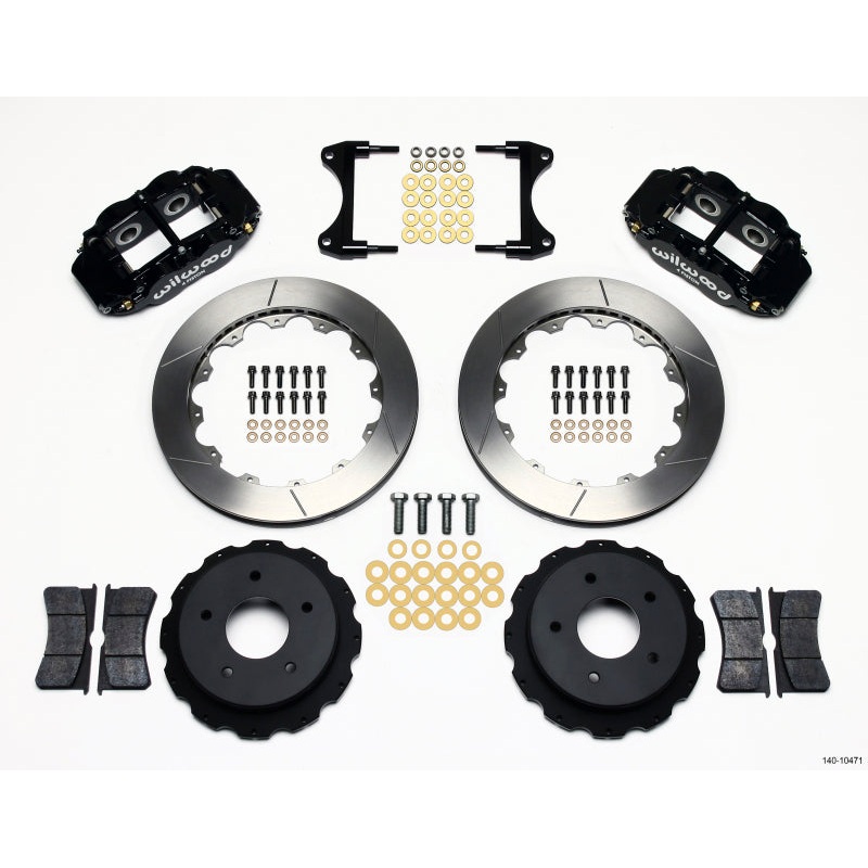 Wilwood Narrow Superlite 4R Rear Kit 12.88in 65-82 Corvette C2/C3