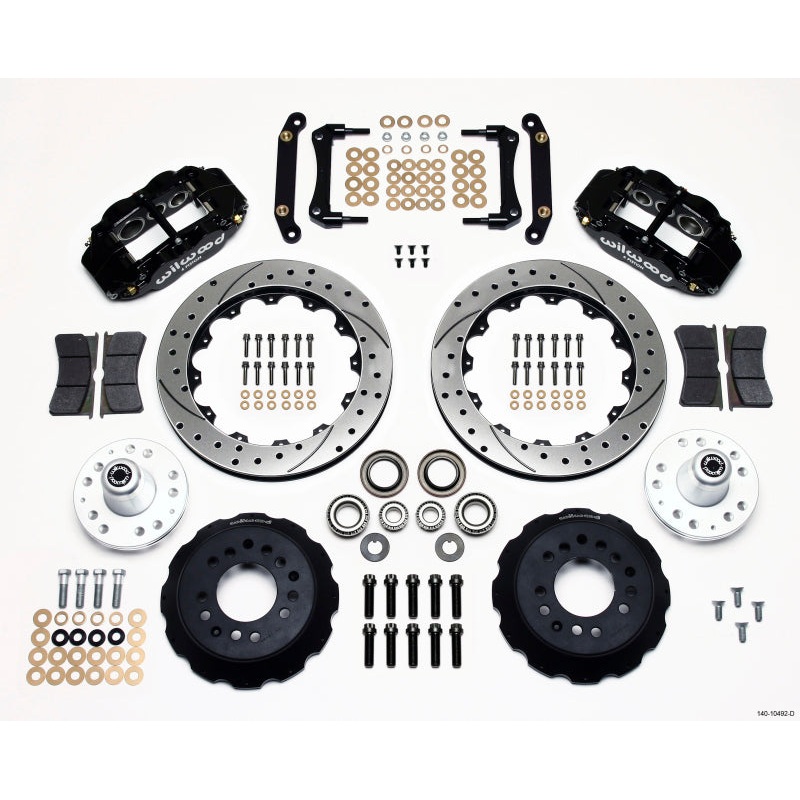 Wilwood Narrow Superlite 6R Front Hub Kit 12.88in Drilled 79-81 Camaro