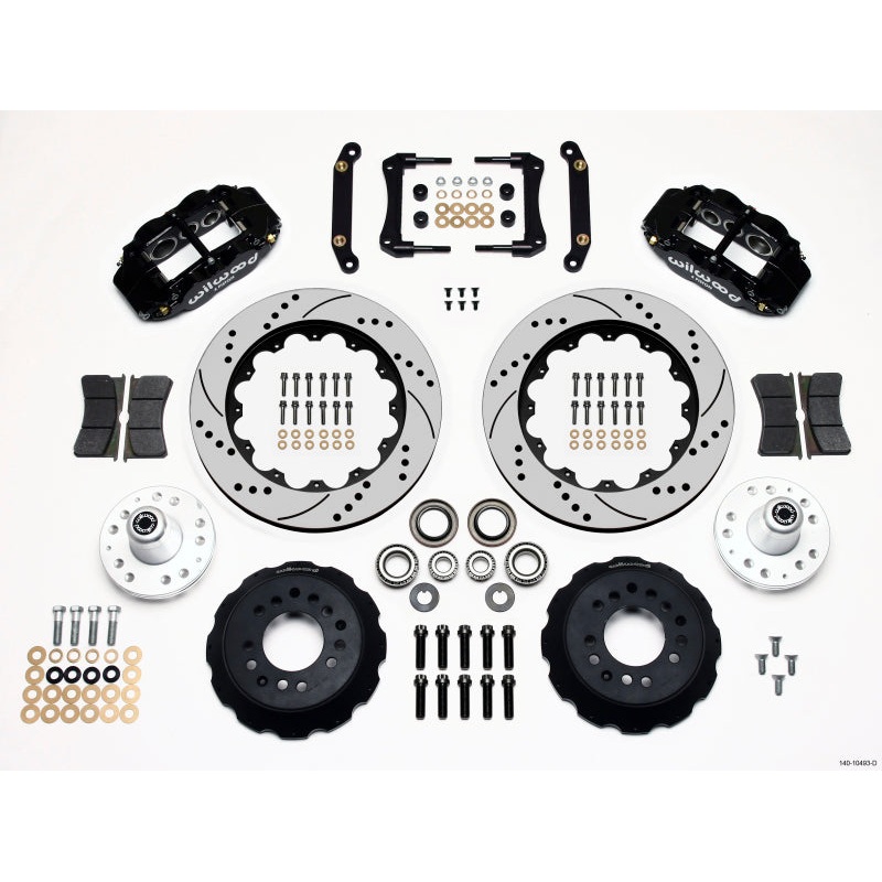 Wilwood Narrow Superlite 6R Front Hub Kit 14.00in Drilled 79-81 Camaro