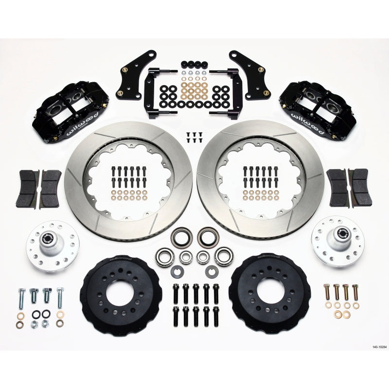 Wilwood Narrow Superlite 6R Front Hub Kit 14.00in Large GM 57-70 Drop Spindle