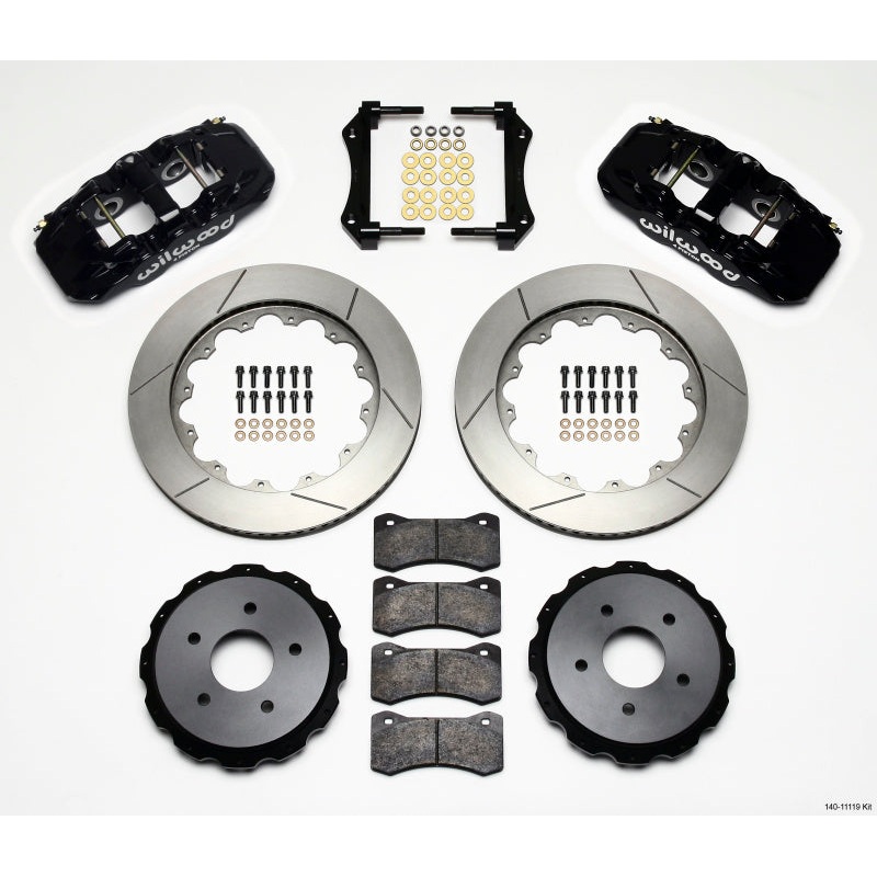 Wilwood AERO4 Rear Kit 14.00in 97-04 Corvette C5/Z06 05-13 C6