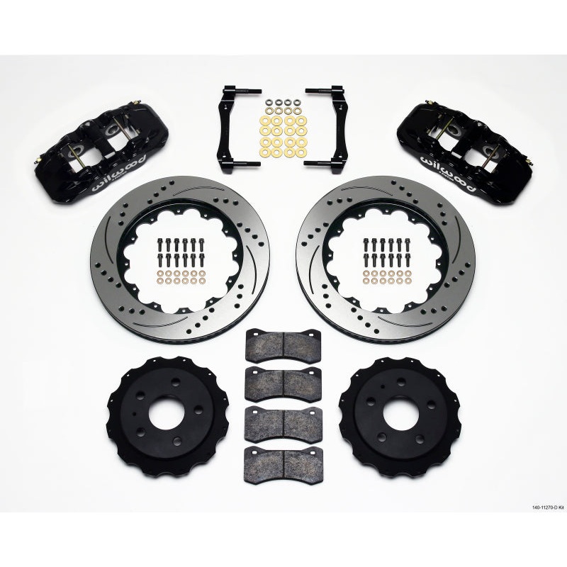 Wilwood AERO4 Rear Kit 14.25in Drilled 2010-2015 Camaro