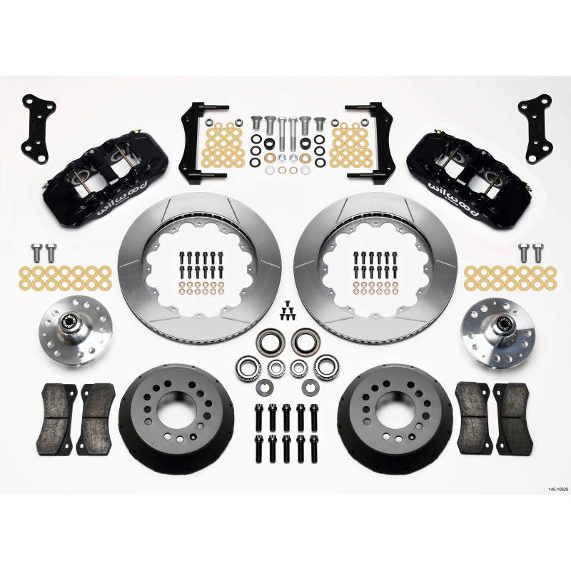 Wilwood AERO6 Front Hub Kit 14.00 67-69 Camaro 64-72 Nova Chevelle