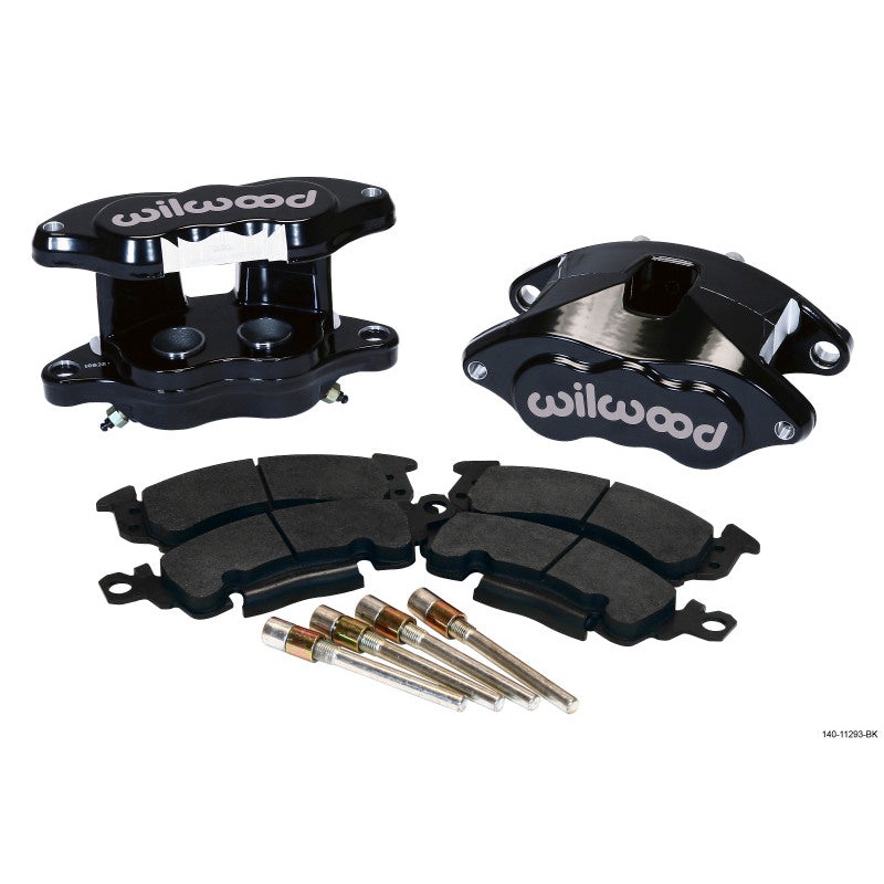 Wilwood D52 Rear Caliper Kit - Black Pwdr 1.25 / 1.25in Piston 1.04in Rotor