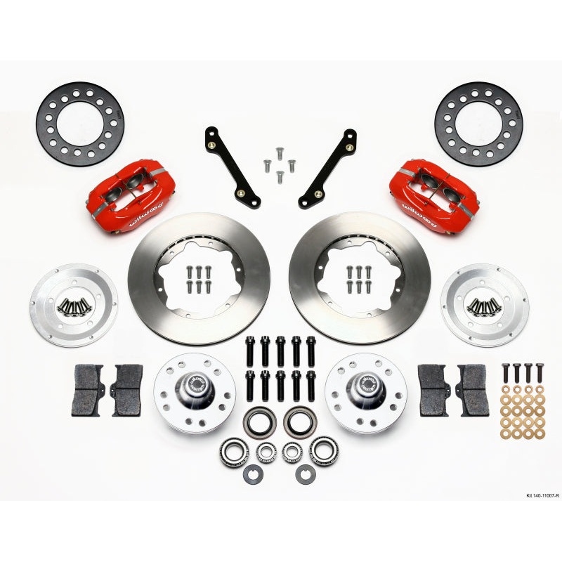 Wilwood Forged Dynalite Front Kit 11.00in Red 70-78 Camaro