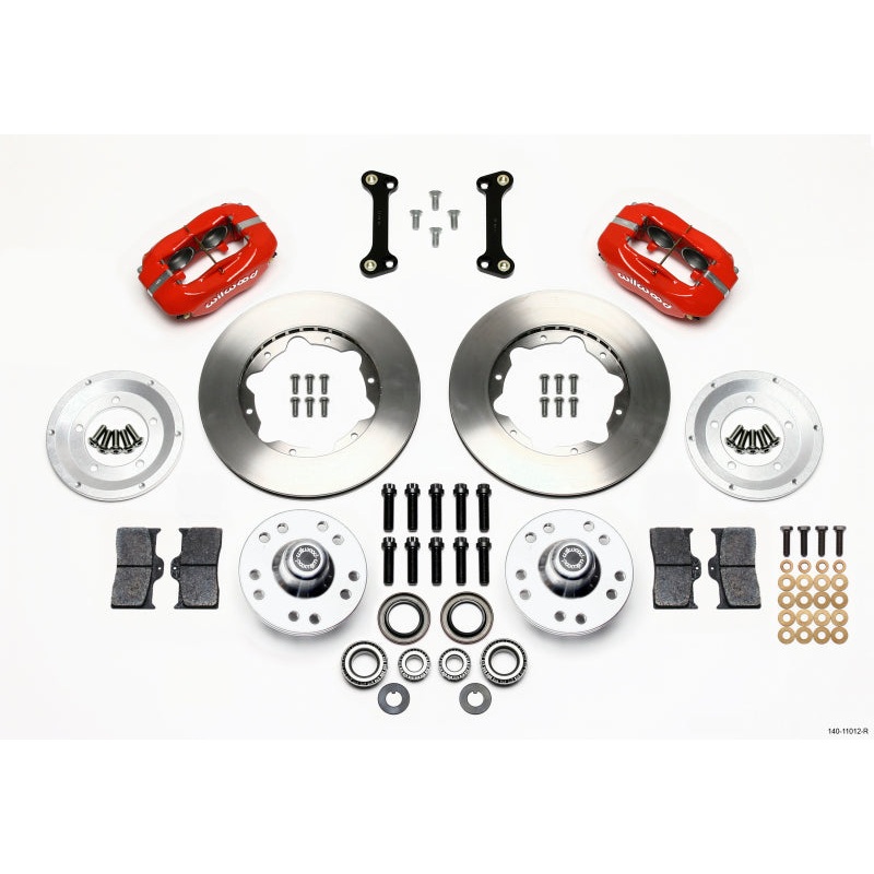 Wilwood Forged Dynalite Front Kit 11.00in Red 82-92 Camaro//Firebird