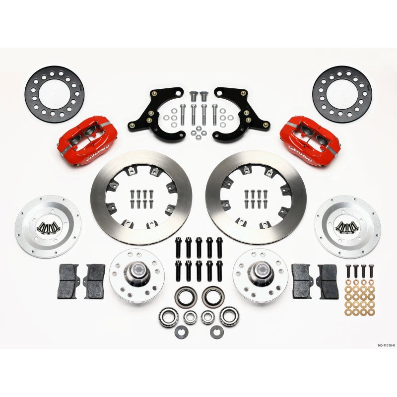 Wilwood Forged Dynalite Front Kit 11.75in Red 55-57 Chevy