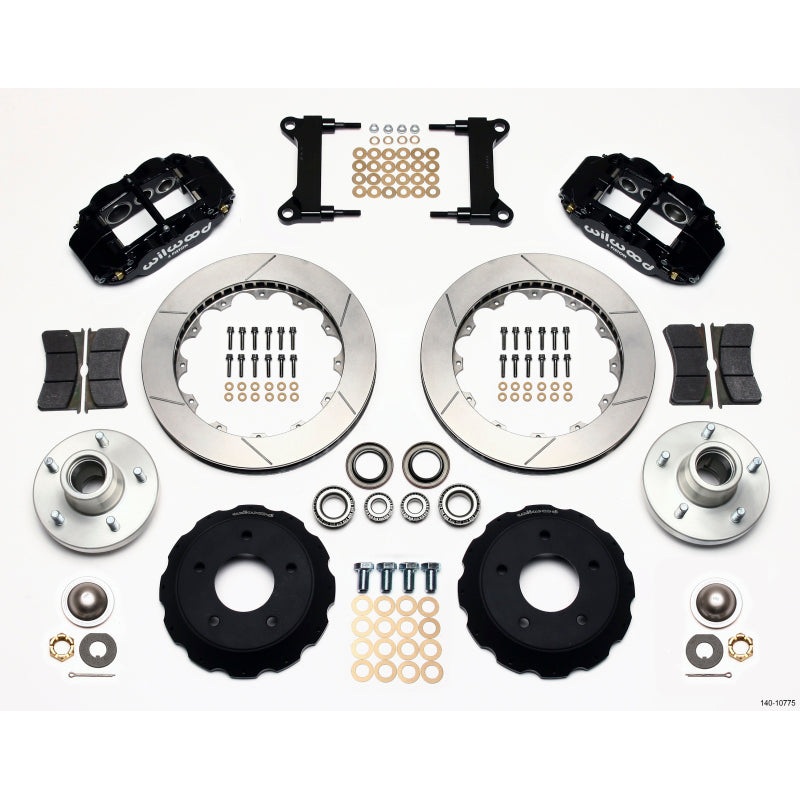 Wilwood Narrow Superlite 6R Front Hub Kit 13.06in Chevy C-10 60-87 CPP Drop Spindle