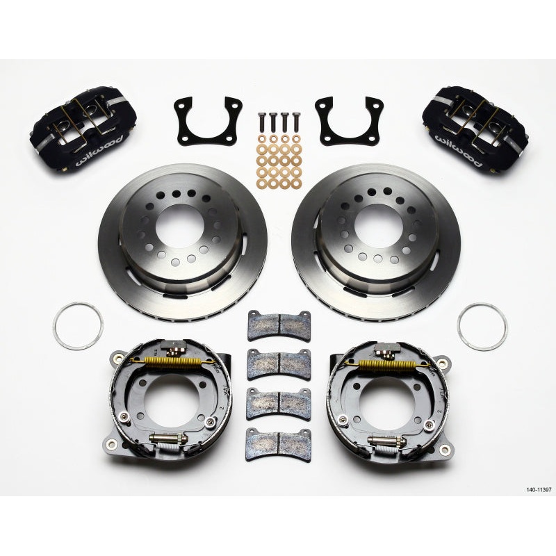 Wilwood Dynapro Low-Profile 11.00in P-Brake Kit 58-64 Olds/Pontiac Ends 2.81in Offset