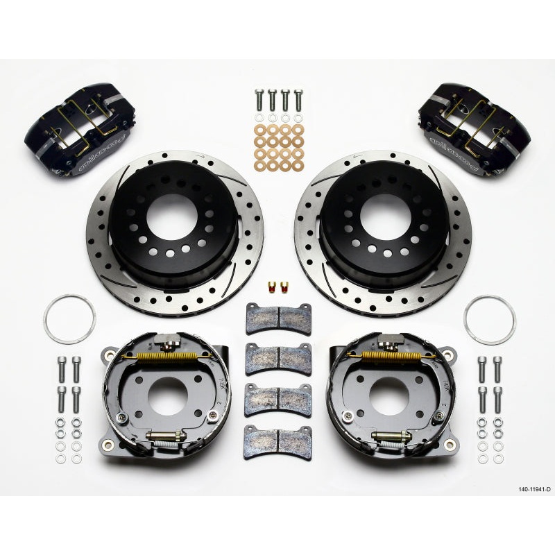 Wilwood Dynapro Low-Profile 11.00in P-Brake Kit Drilled AMC 71-74 2.60in Offset