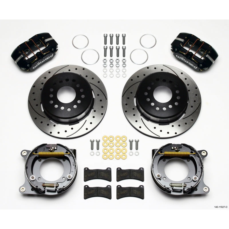 Wilwood Dynapro Low-Profile 11.00in P-Brake Kit Drilled Impala 59-64 / Corvette 57-62