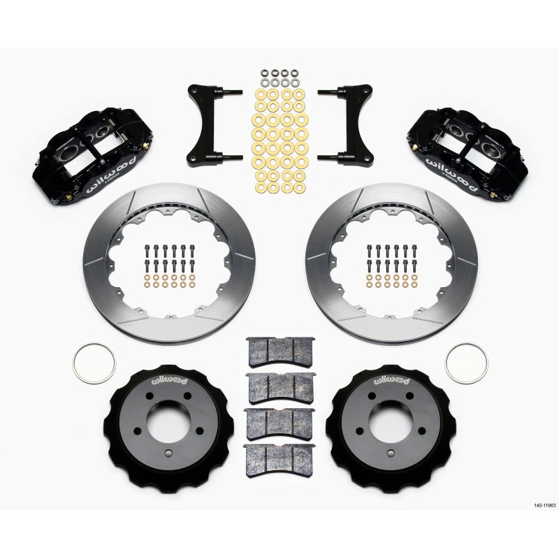 Wilwood Narrow Superlite 6R Front Hat Kit 12.88in 93-96 Mazda RX7