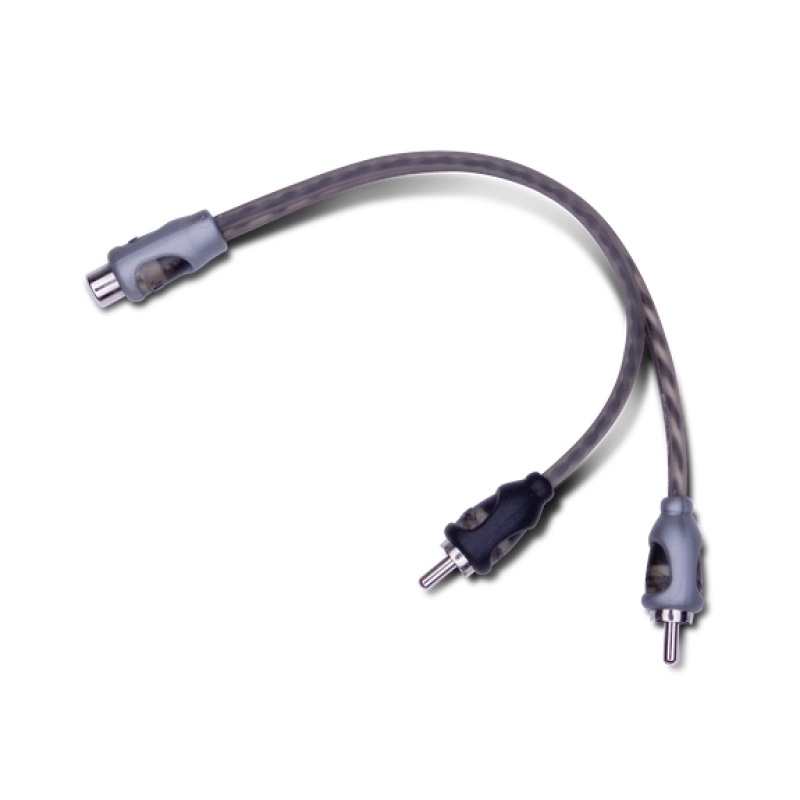 Rockford Fosgate Twisted Pair Y-Adapter 1 Female To 2 Male