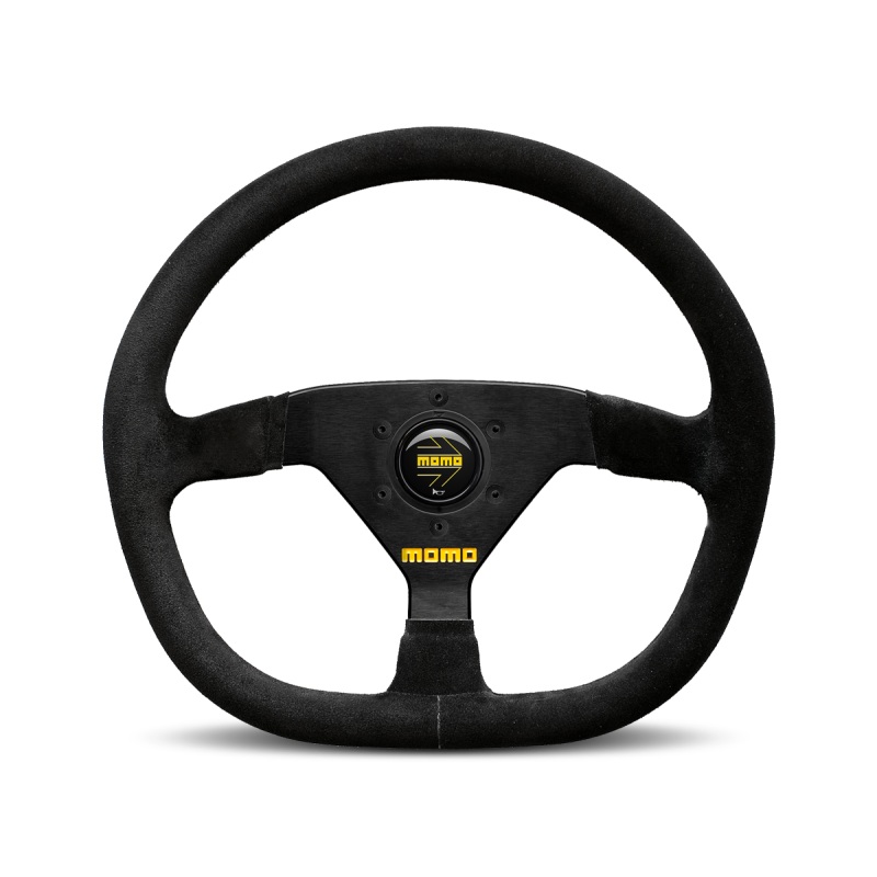 Momo MOD88 Steering Wheel 350 mm -  Black Suede/Black Spokes