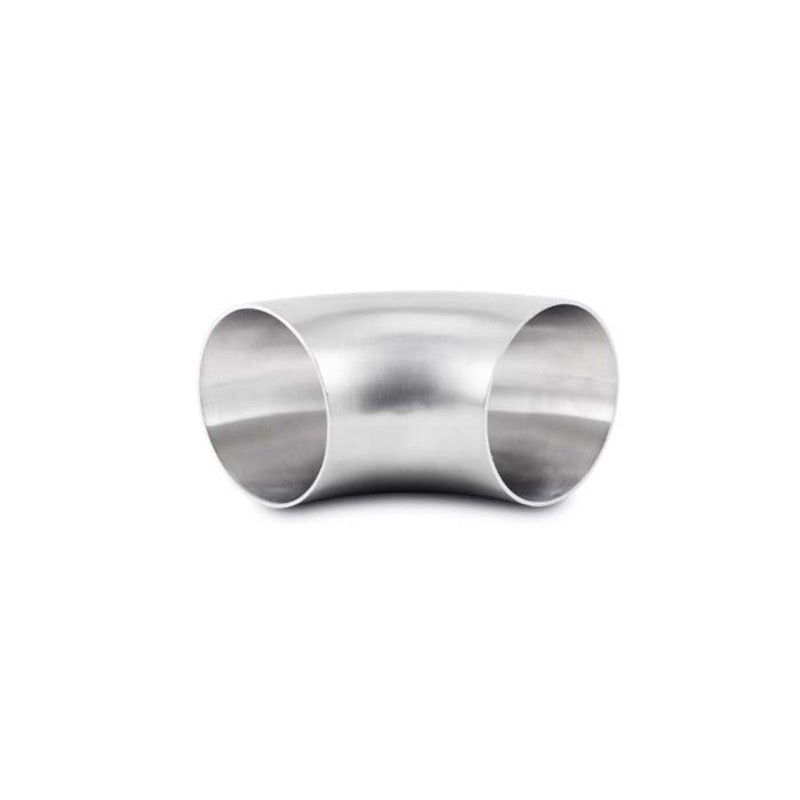 Vibrant 3.5in OD T304 SS 90 Deg Mandrel Bend Elbow (3.5in Centerline Radius)