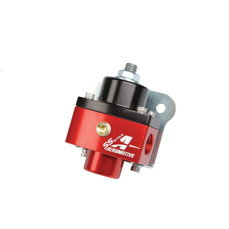 Aeromotive Carbureted Adjustable Regulator, Billet 2-Port AN-6