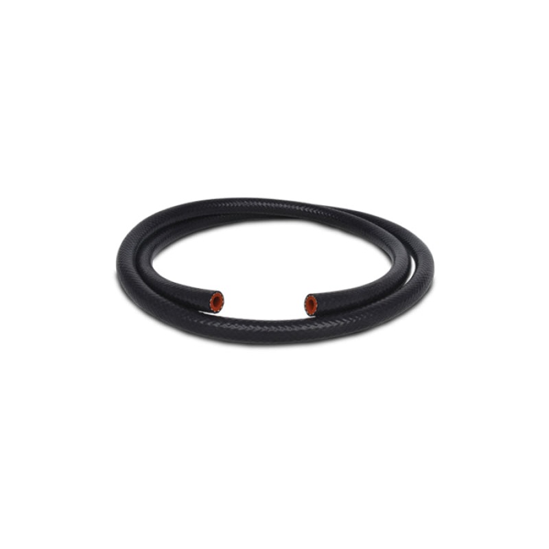 Vibrant 1/4in (6mm) I.D. x 20 ft. Silicon Heater Hose reinforced - Black