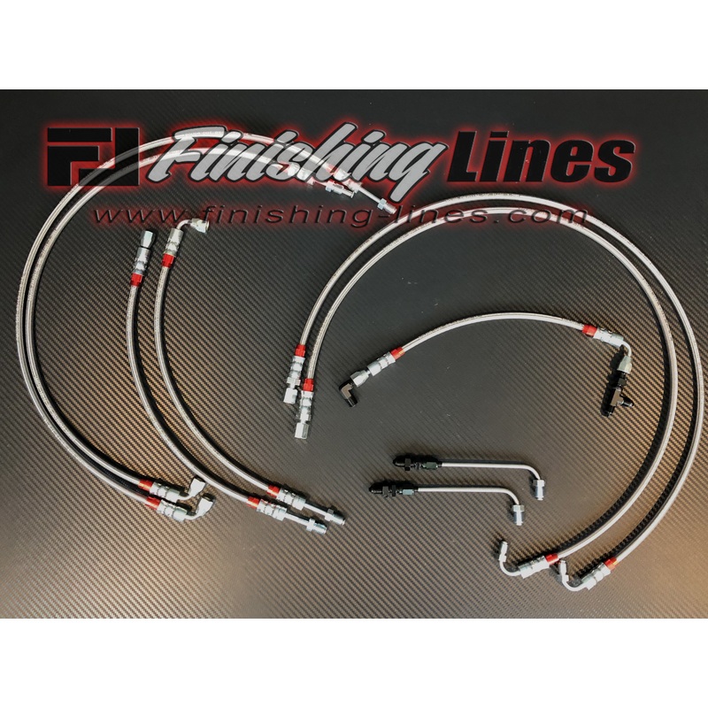 EF/CRX Full Tuck Brake Line Kit (Stock Master Cylinder Setup)