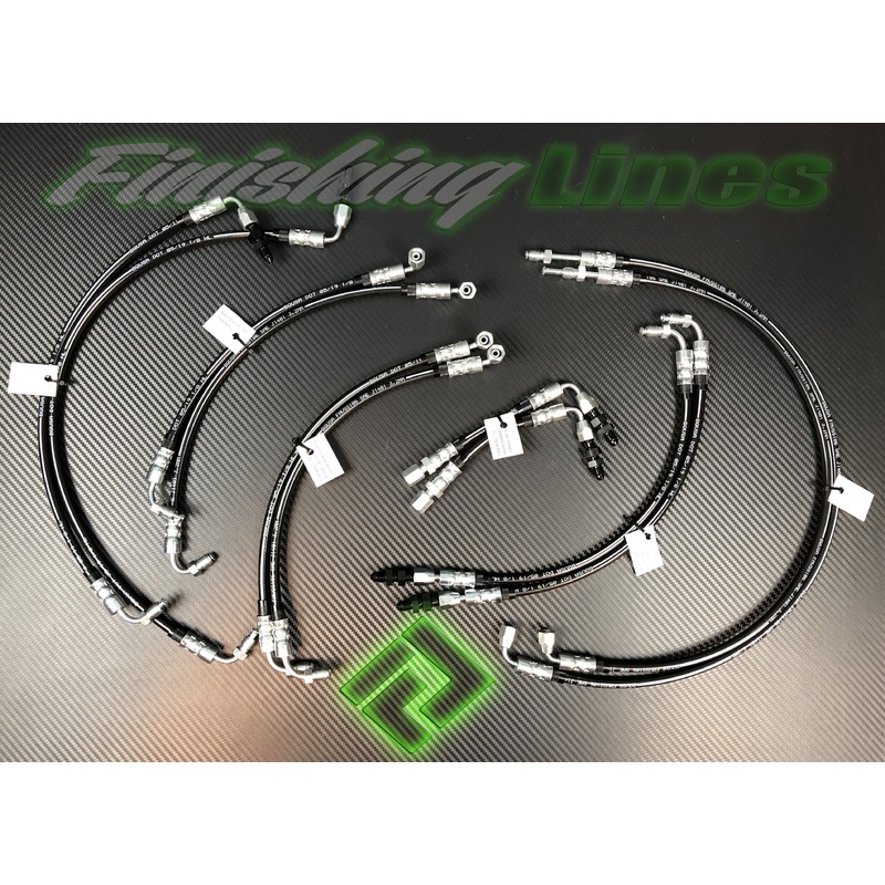 Finishing Lines EK Full Tuck Brake Line Kit (Stock Master Cylinder Setup)