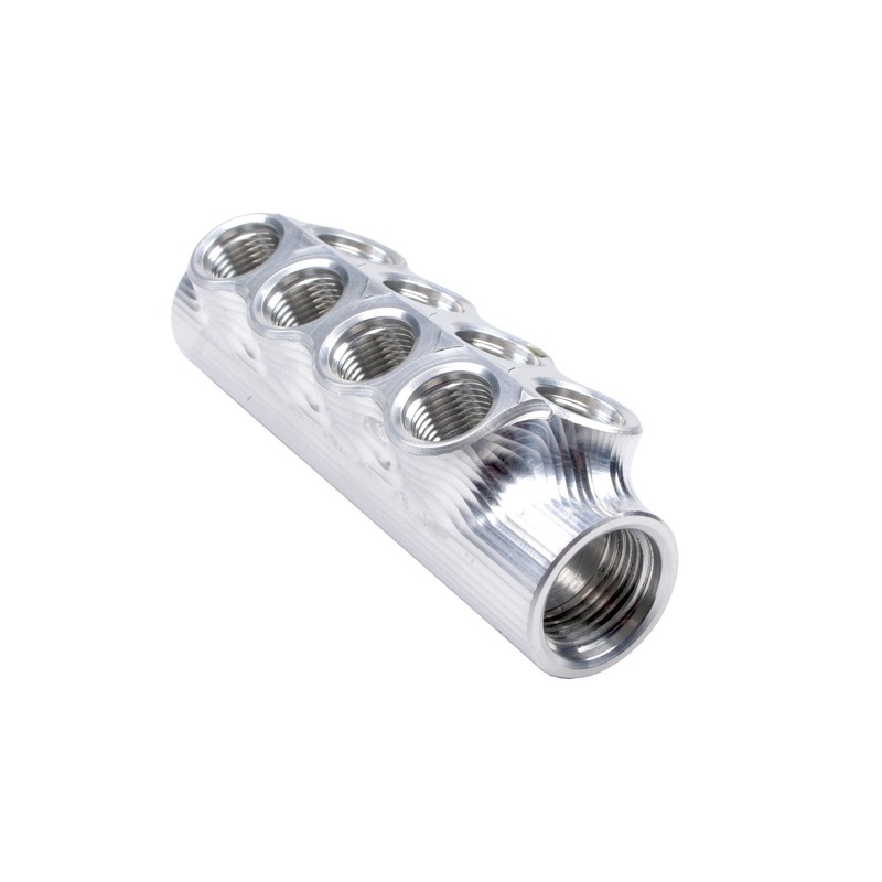 Aeromotive Fuel Distribution Log (10-Ports) (2) -10 AN, (8) -6 AN