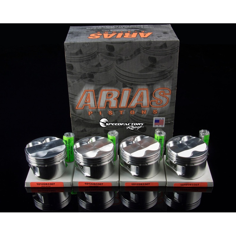 Arias Pistons for Acura/Honda B18C1 1.8L DOHC VTEC 94-01 Integra GSR