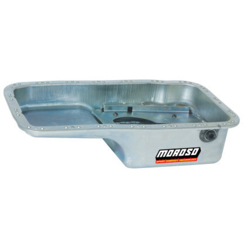 Moroso  Honda / Acura 1.8L VTEC / Non-VTEC 5.5qt 6in Steel Street / Strip / Road Race Oil Pan