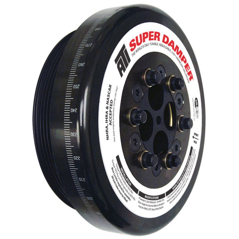 ATI Damper - 8.074in - Steel - 8 Grv - Cummins - 4BT - 6BT - 3.9L - 5.9L - 3 Ring - Diesel