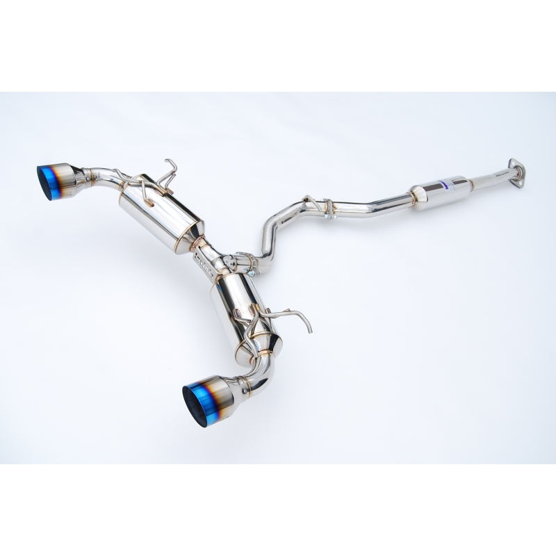 Invidia 12+ Subaru BRZ / Toyota 86 N2 60mm Single Layer Titanium Burnt Tips Cat-Back Exhaust