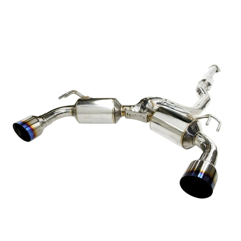 Invidia 2009+ Mitsubishi Evo X Dual N1 Titanium Tip Cat-back Exhaust