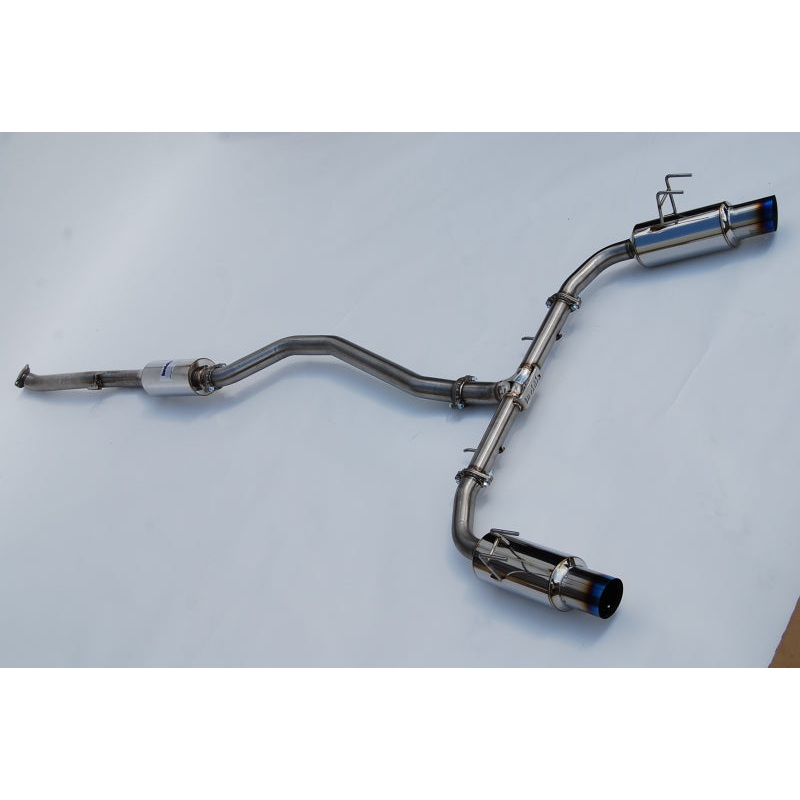 Invidia 2022+ Honda Civic Si (1.5T) 70mm N1 Cat Back Exhaust - Burnt TI Tips