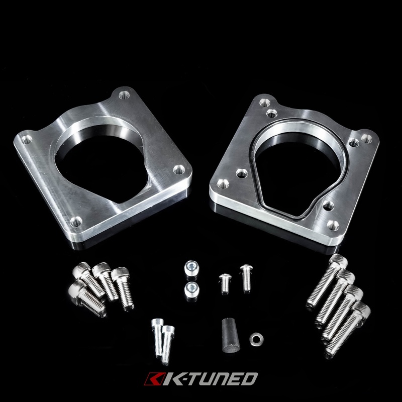 K-Tuned 80mm Domestic to RBC Adapter Plates w/Hardware